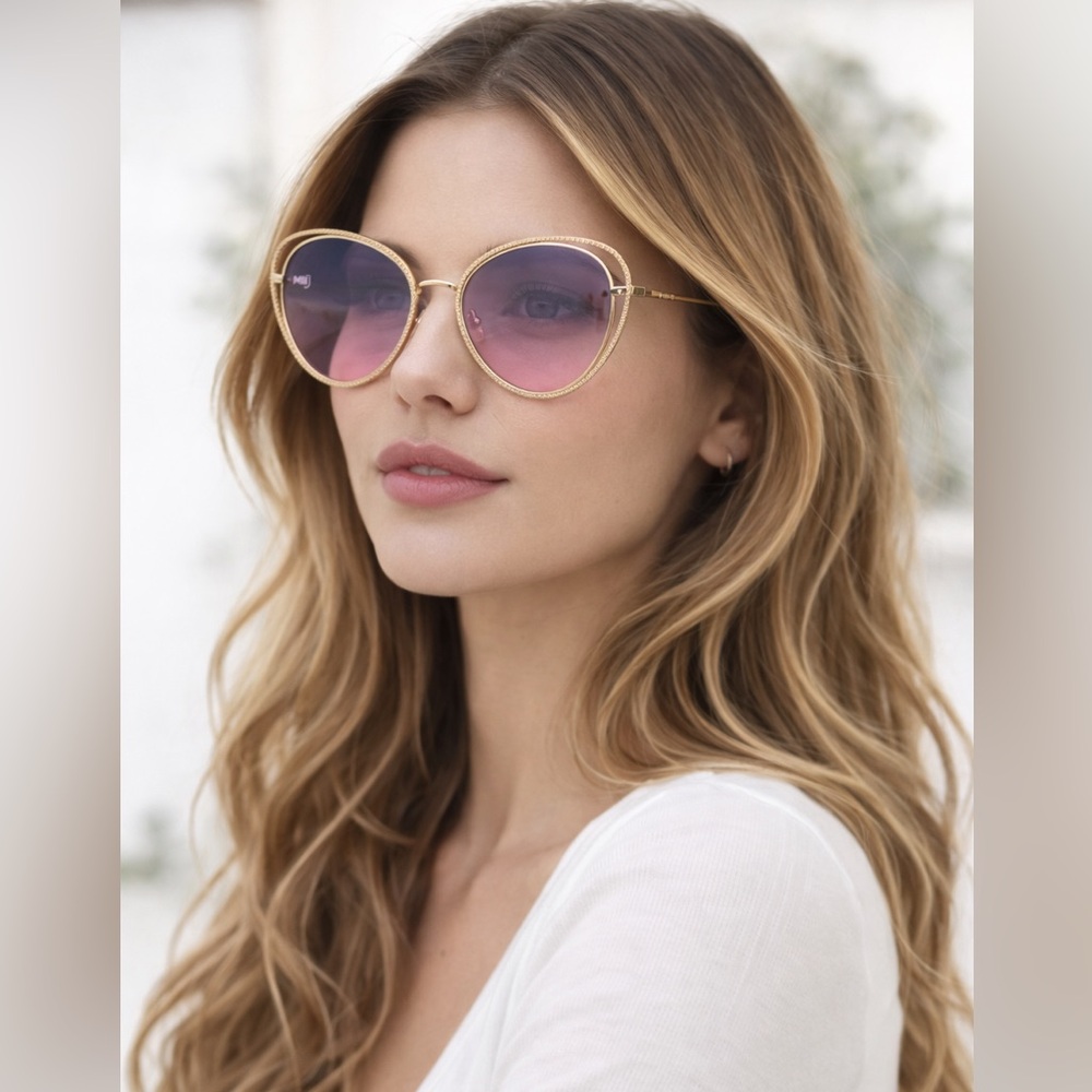 Miu Miu pink butterfly sunglasses, New